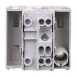 Intrerupator cap scara dublu Gewiss Top System, modular, IP20, alb - imagine 2