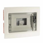 Tablou electric Gewiss, montaj incastrat, 8 module, IP40