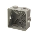 Doza derivatie aparenta Gewiss, 80 x 80 x 40 mm, 6 intrari, IP55 - imagine 2