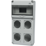 Tablou distributie 10 module Gewiss GW68003N, montaj aplicat, IP65