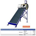 Panou solar Reecomer, inox, 18 tuburi vidate, 150 l, TVA 9%* - imagine 3