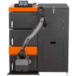 TIS NEW DUO PELLET 40 KW Cazan pe combustibil solid(panou comanda+ventilator in set)
