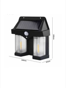 Lampa solara de perete cu filament de wolfram - imagine 2