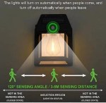 Lampa solara de perete LED cu senzor de miscare fara fir 3W Coba - imagine 5