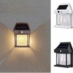 Lampa solara de perete LED cu senzor de miscare fara fir 3W Coba - imagine 4