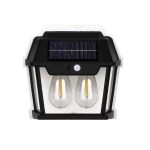Lampa solara tip felinar 28W Smartix cu 2 Becuri