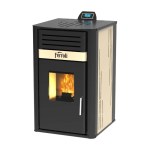 Termosemineu pe peleti Ferroli Mirano Pellet Pro, 30 kW, tabla otel
